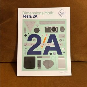 Dimensions Math Tests 2A Book | Singapore Math Homeschool Curriculum